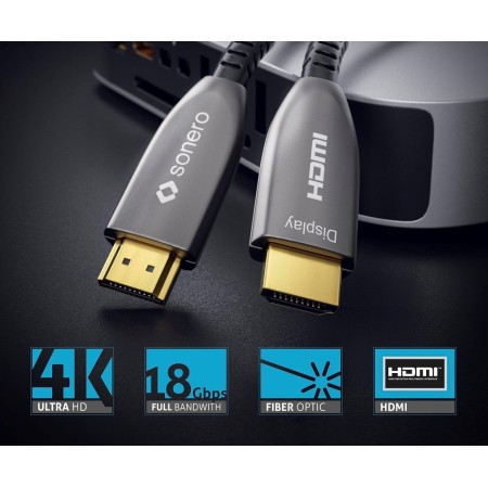 HDMI Kabel Sonero X-AOC Glasfaser High Speed 4K 18Gbps