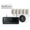 Yamaha RX-V6A + Bowers & Wilkins 5 x M-1 + ASW 610 White